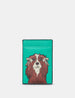 Happy Hounds Elizabeth The Spaniel Compact Leather Card Holder
