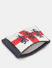 England Legends 3 Lions Compact Leather Card Holder