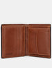 Two Fold Leather Wallet with Coin Pocket