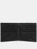Two Fold East West Leather Wallet with Elastic