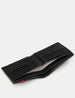 Two Fold East West Leather Wallet with Elastic