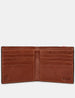 Two Fold East West Leather Wallet with Elastic