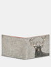Stag Tweed & Brown Leather Wallet