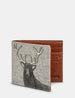 Stag Tweed & Brown Leather Wallet