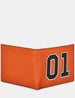 Car Livery No. 1 Orange and Black Leather Wallet