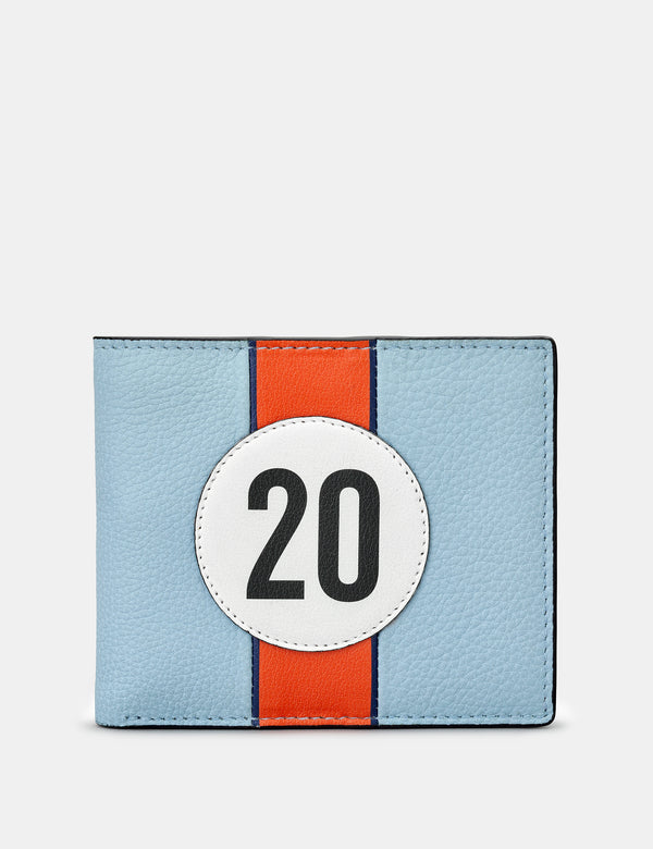 Car Livery No. 20 Blue and Black Leather Wallet