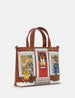 The Toy Shop Brown Leather Multiway Grab Bag