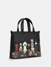 Bark to Bark Black Leather Grab Bag