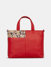 Mothers Pride Red Leather Grab Bag