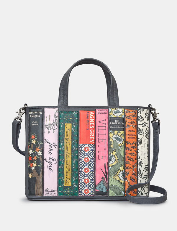 Bronte Bookworm Library Leather Grab Bag