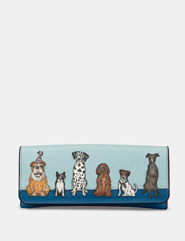Party Dogs Leather Glasses Case