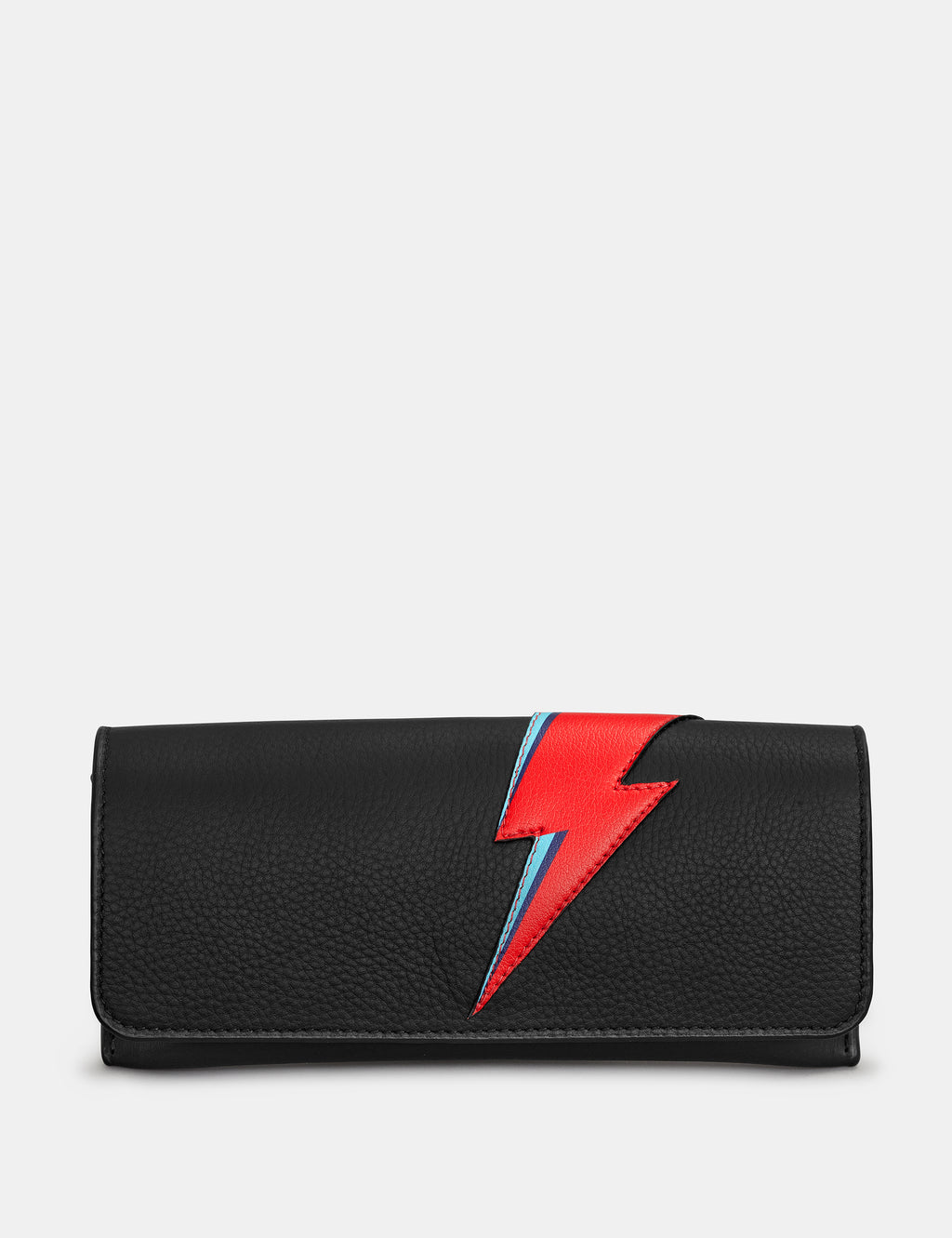 Lightning Bolt Leather Glasses Case