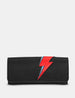 Lightning Bolt Leather Glasses Case