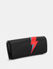 Lightning Bolt Leather Glasses Case