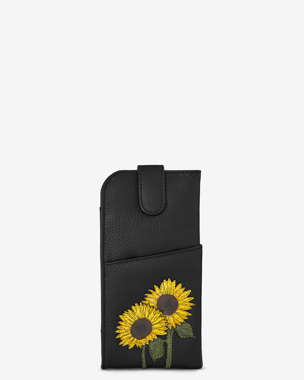 Sunflowers Leather Glasses Case