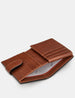 Leather Card Holder Wallet with Tab