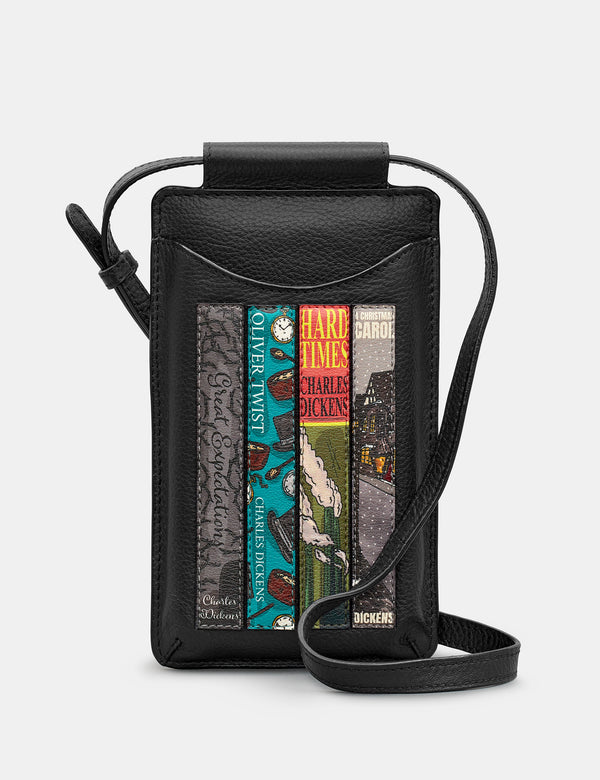 Dickens Bookworm Leather Phone Case