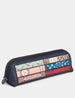 Jane Austen Bookworm Library Zip Top Leather Pouch Pencil Case