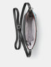 Piano Cats Black Leather Cross Body Bag