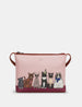 Party Cats Leather Cross Body Bag