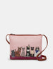 Party Cats Leather Cross Body Bag