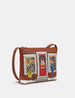 The Toy Shop Brown Leather Cross Body Bag