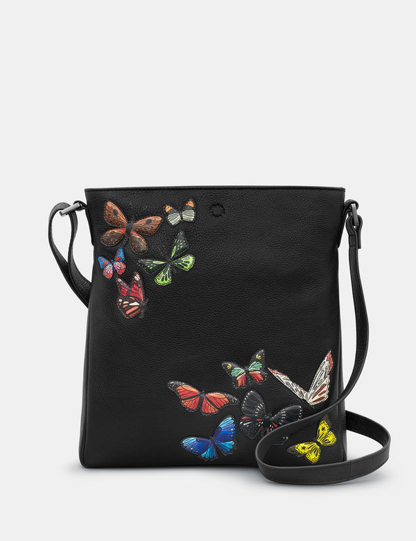 Amongst Butterflies Bryant Leather Cross Body Bag