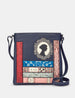 Jane Austen Bookworm Library Bryant Leather Cross Body Bag
