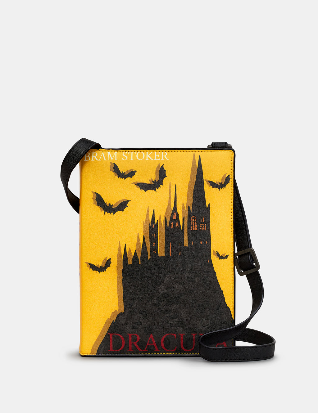 Dracula Vegan Leather Cross Body Book Bag