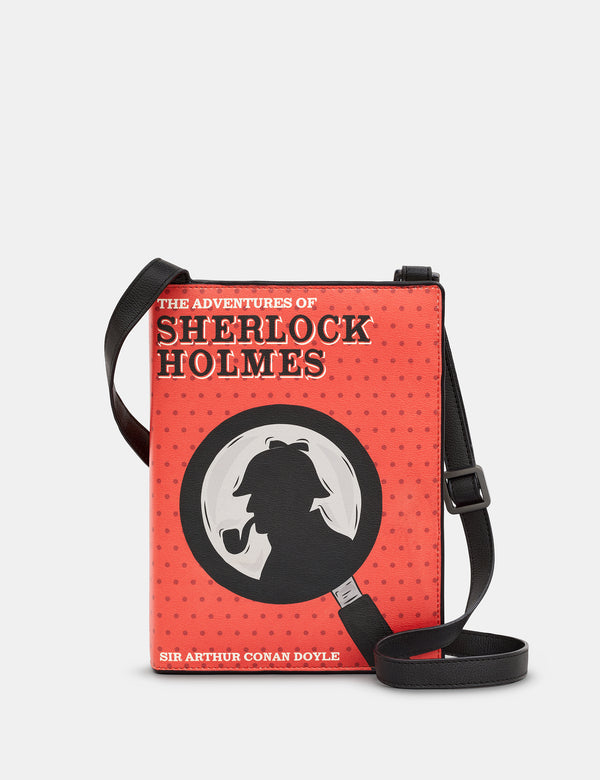 Sherlock Holmes Vegan Leather Cross Body Book Bag