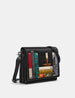Dickens Bookworm Triple Gusset Leather Flap Over Bag