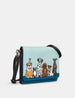 Party Dogs Triple Gusset Flap Over Bag