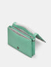 Dazzle of Zebras Mint Green Leather Triple Gusset Flap Over Bag