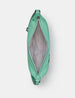 Dazzle of Zebras Mint Green Leather Hobo Bag