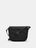 Clarendon Flap Over Leather Cross Body Bag