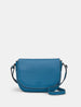 Clarendon Flap Over Leather Cross Body Bag