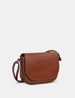 Clarendon Flap Over Leather Cross Body Bag