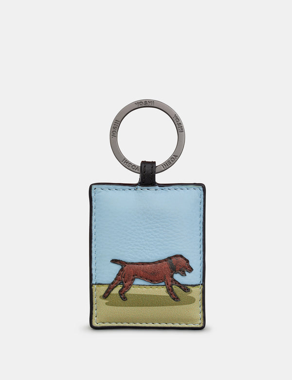 Dog Walk - Staffordshire Bull Terrier - Leather Keyring