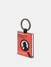 Sherlock Holmes Book Cover Vegan Leather Keyring