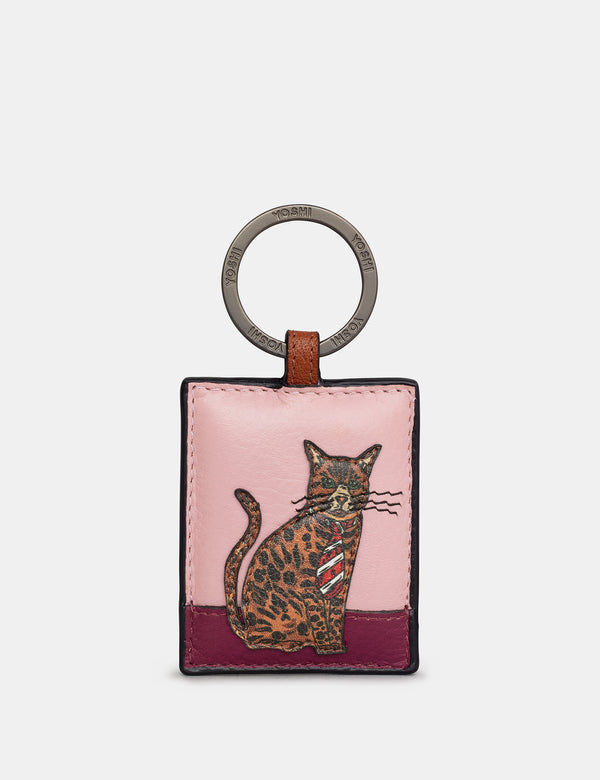 Party Cats - Bengal - Leather Keyring