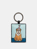 Party Dogs - Bulldog - Leather Keyring