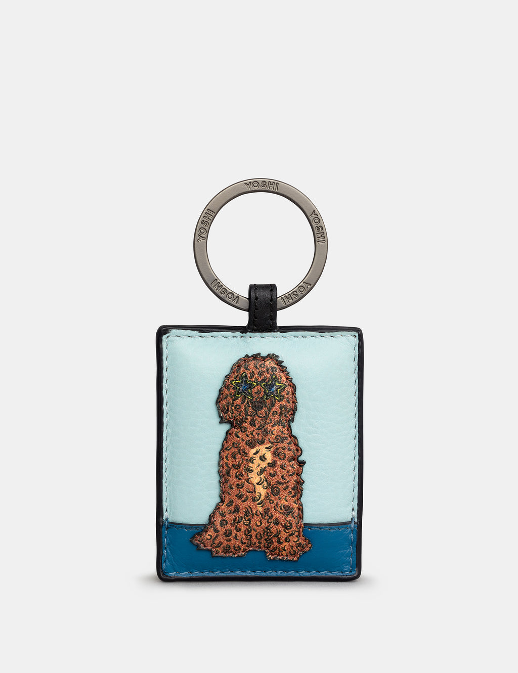 Party Dogs - Cockapoo - Leather Keyring
