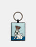 Party Dogs - Terrier - Leather Keyring