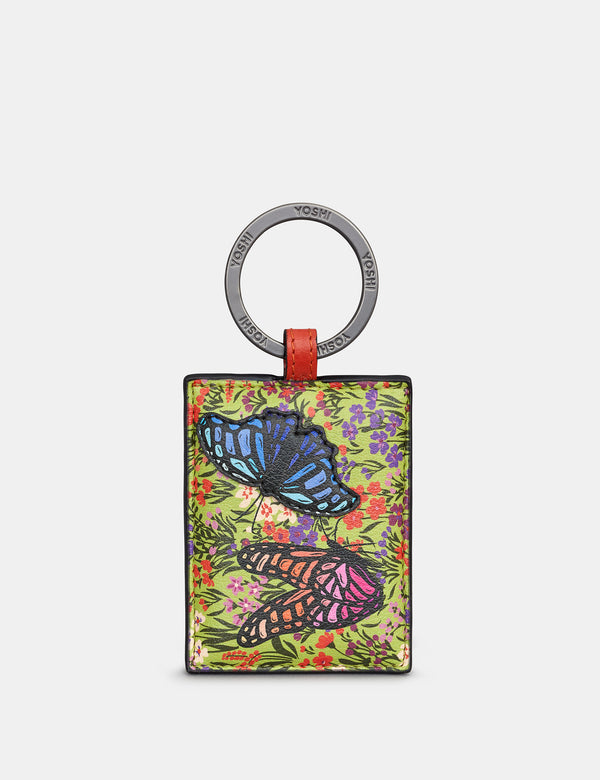 Beautiful Butterflies Leather Keyring
