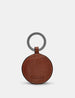 Mod Brown Leather Keyring