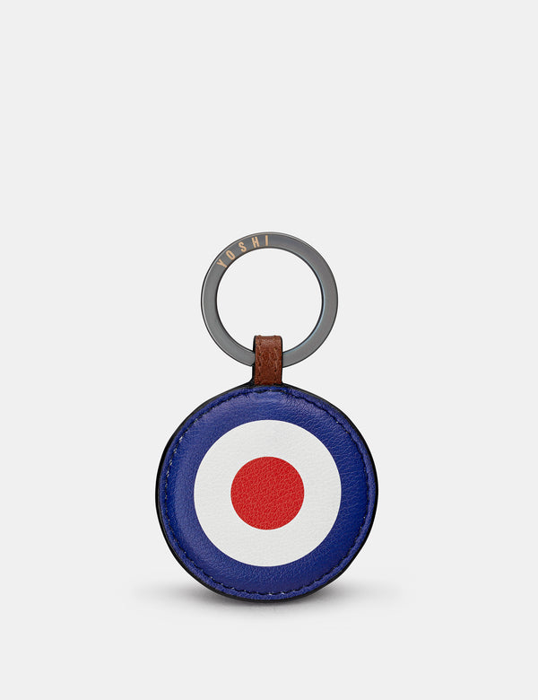 Mod Brown Leather Keyring