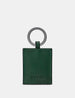 Nose Cone Green Leather Keyring
