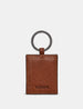 Tea And Biscuits Leather Keyring